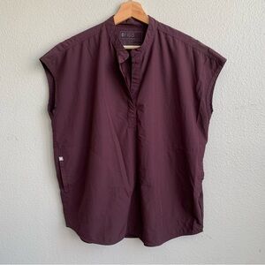 Figs Women's Blouse in Dark Purple